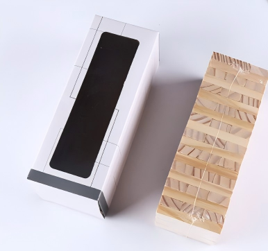 Wooden Blocks Stacking - ElegantMahj Timber Tower Gioco di Impilamento