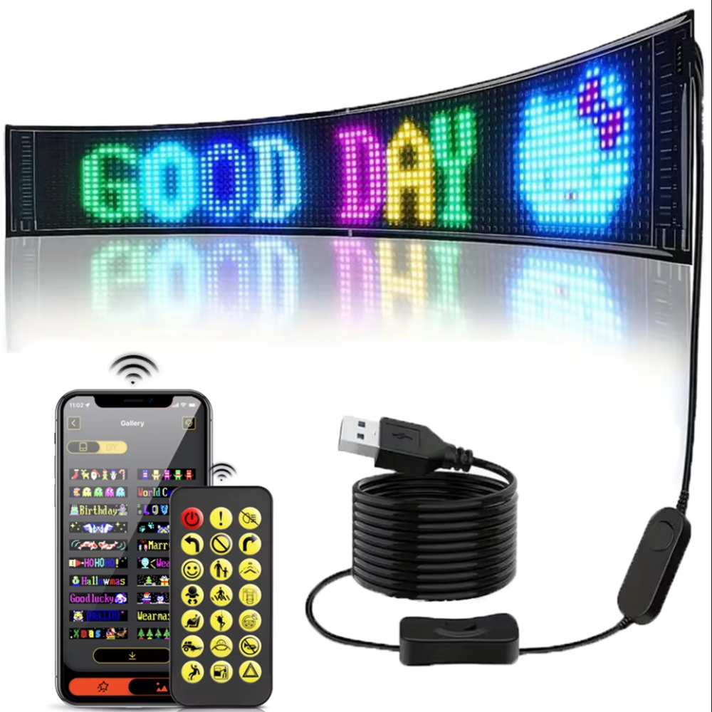 Remote Control Car - Pannello pixel a matrice 16x96 LED,