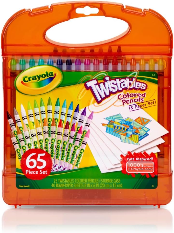 Crayola Art Supply - Set di matite colorate Crayola Twistables