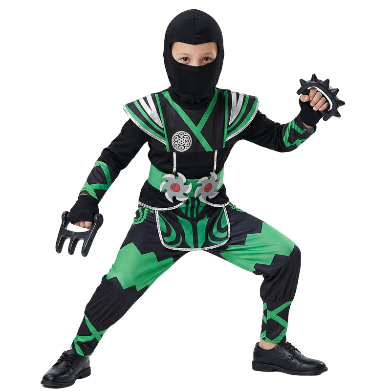 Kids Toys Japan - Costume da Ninja Verde per Bambini