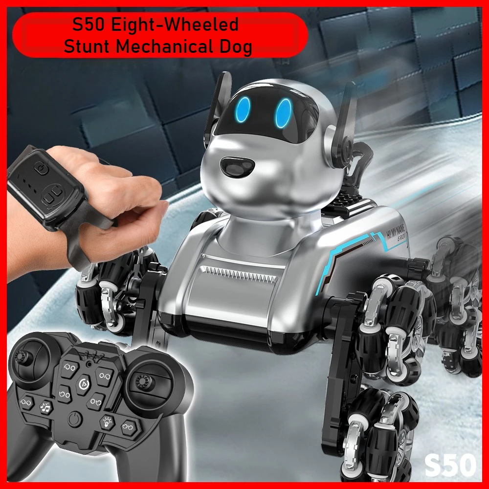 Remote Control Car - S50 Cane robot intelligente con rilevamento