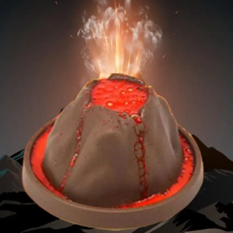 Volcano Experiment Kit - Scienza esplorazione giocattoli apprendimento chimico eruzione