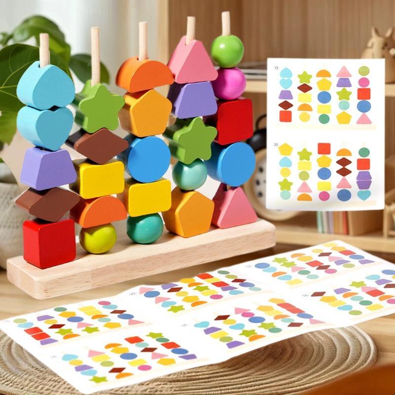 Giocattoli Montessori per l'ap - Wooden Blocks Stacking recensione e prezzo