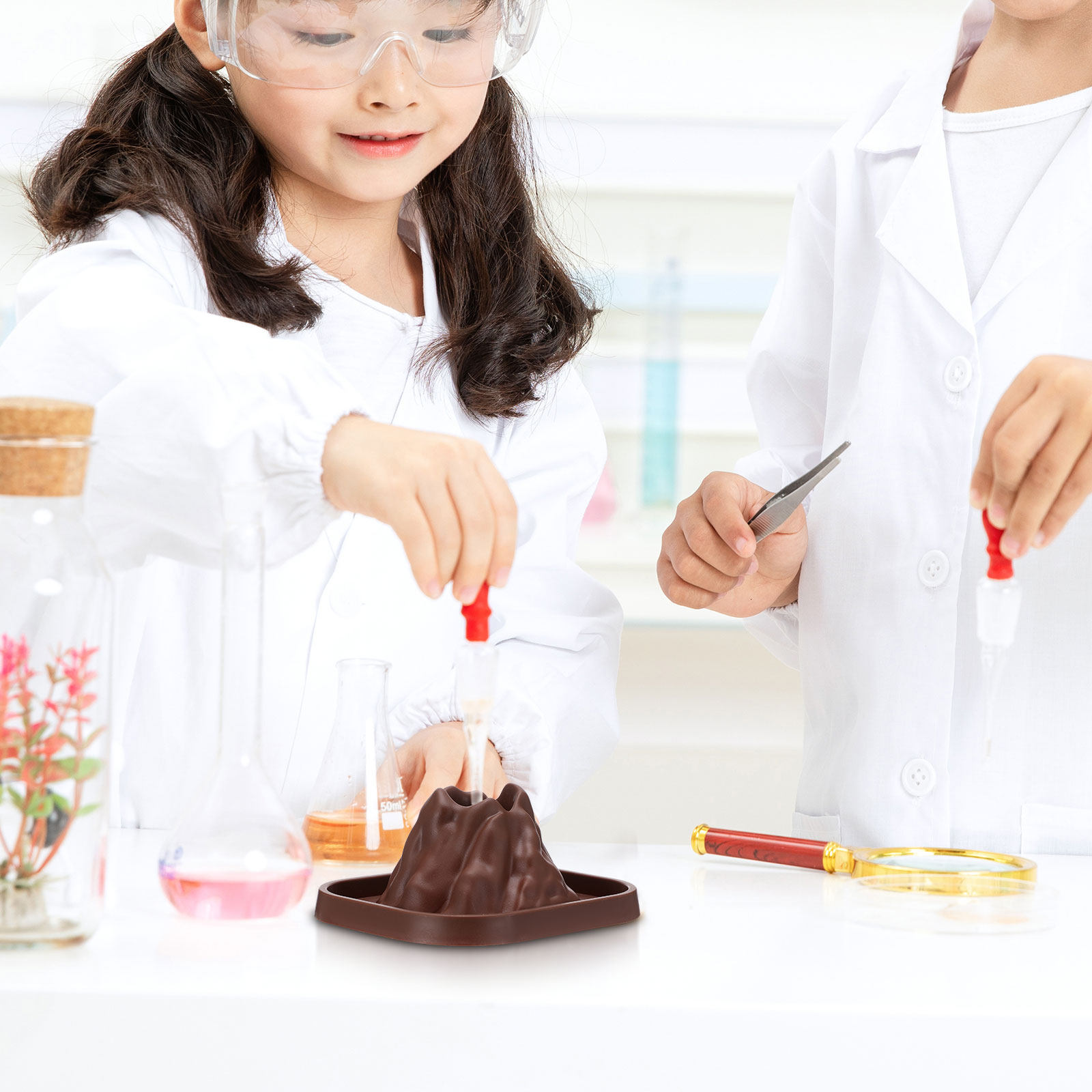 Kit di 10 Stampi per Vulcano p - Volcano Experiment Kit recensione e prezzo