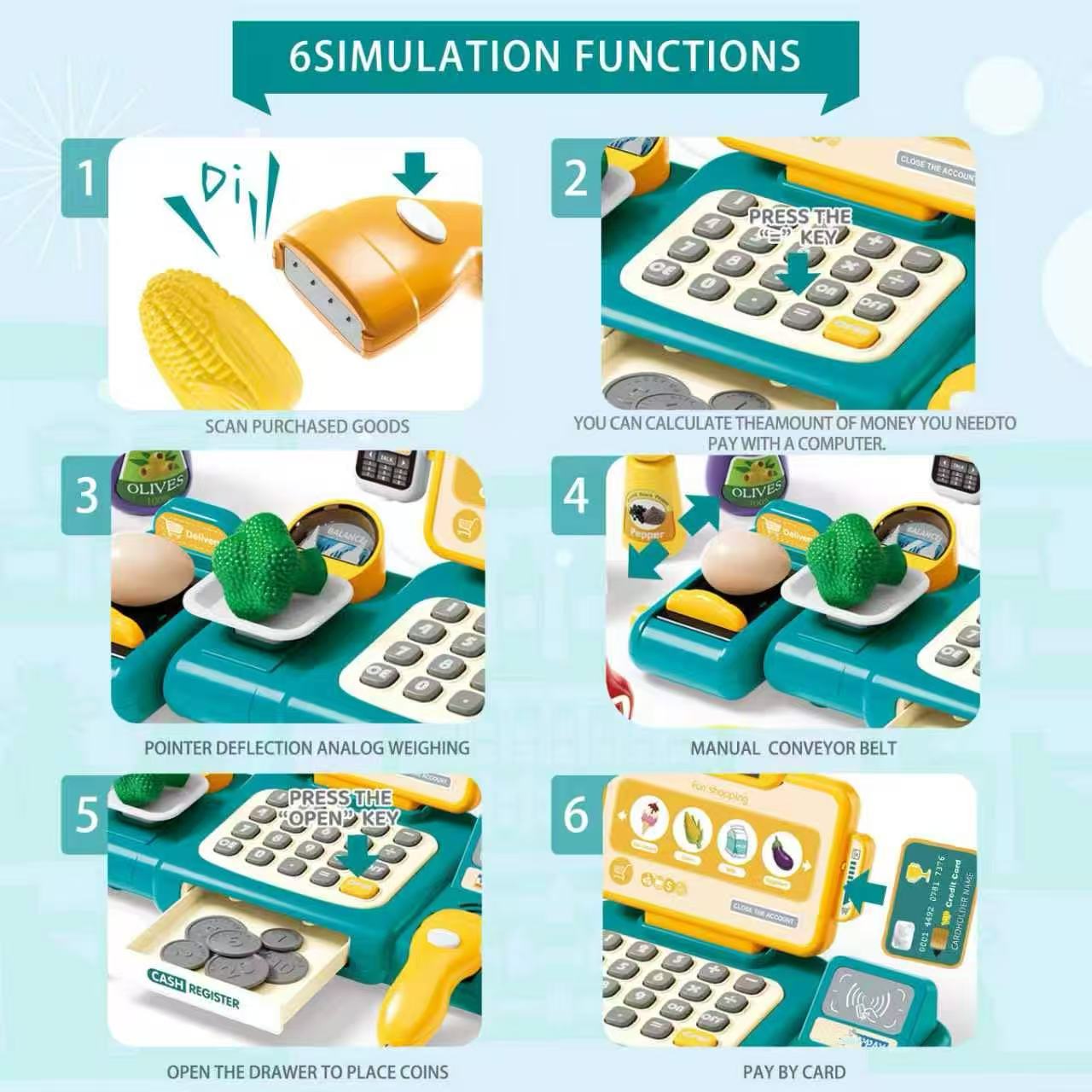 Giocattolo Registratore di Cas - Toy Cash Register recensione e prezzo