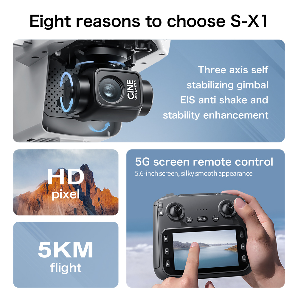 Drone Lenovo S-X1 8K HD Profes - Kids Toys Videos recensione e prezzo