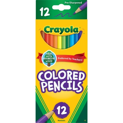12 matite colorate pre-affilat - Crayola Art Supply recensione e prezzo