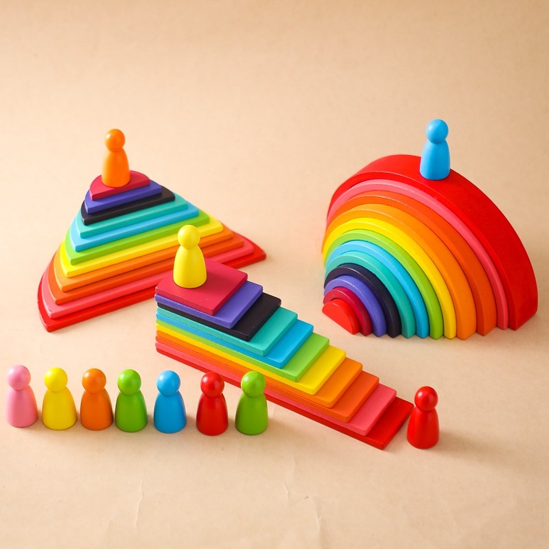 Giocattoli a blocchi di legno  - Wooden Blocks Stacking recensione e prezzo