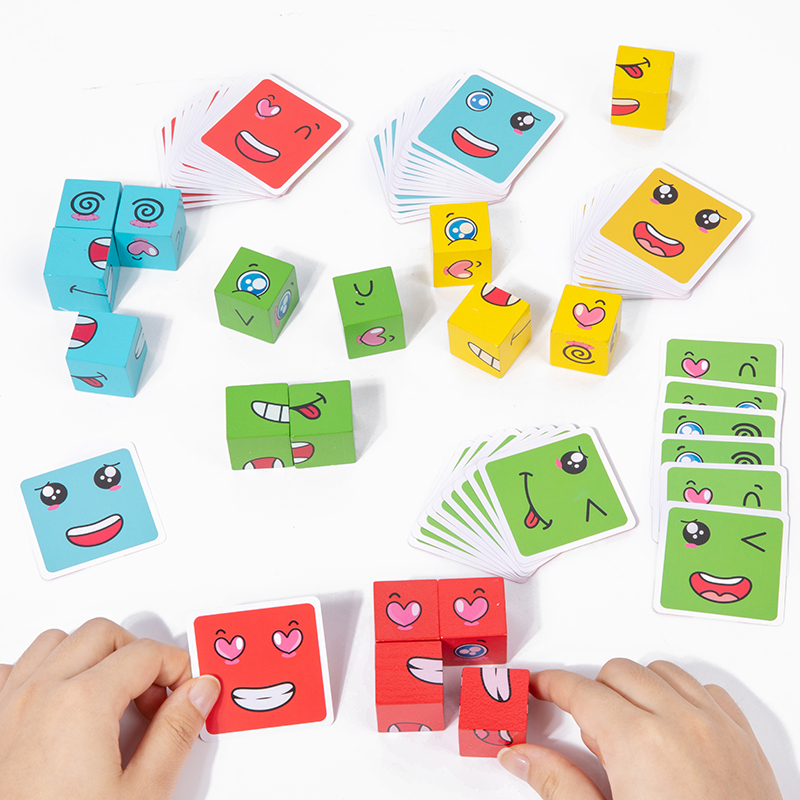 Gioco di cubo per il cambio de - Wooden Blocks Stacking recensione e prezzo